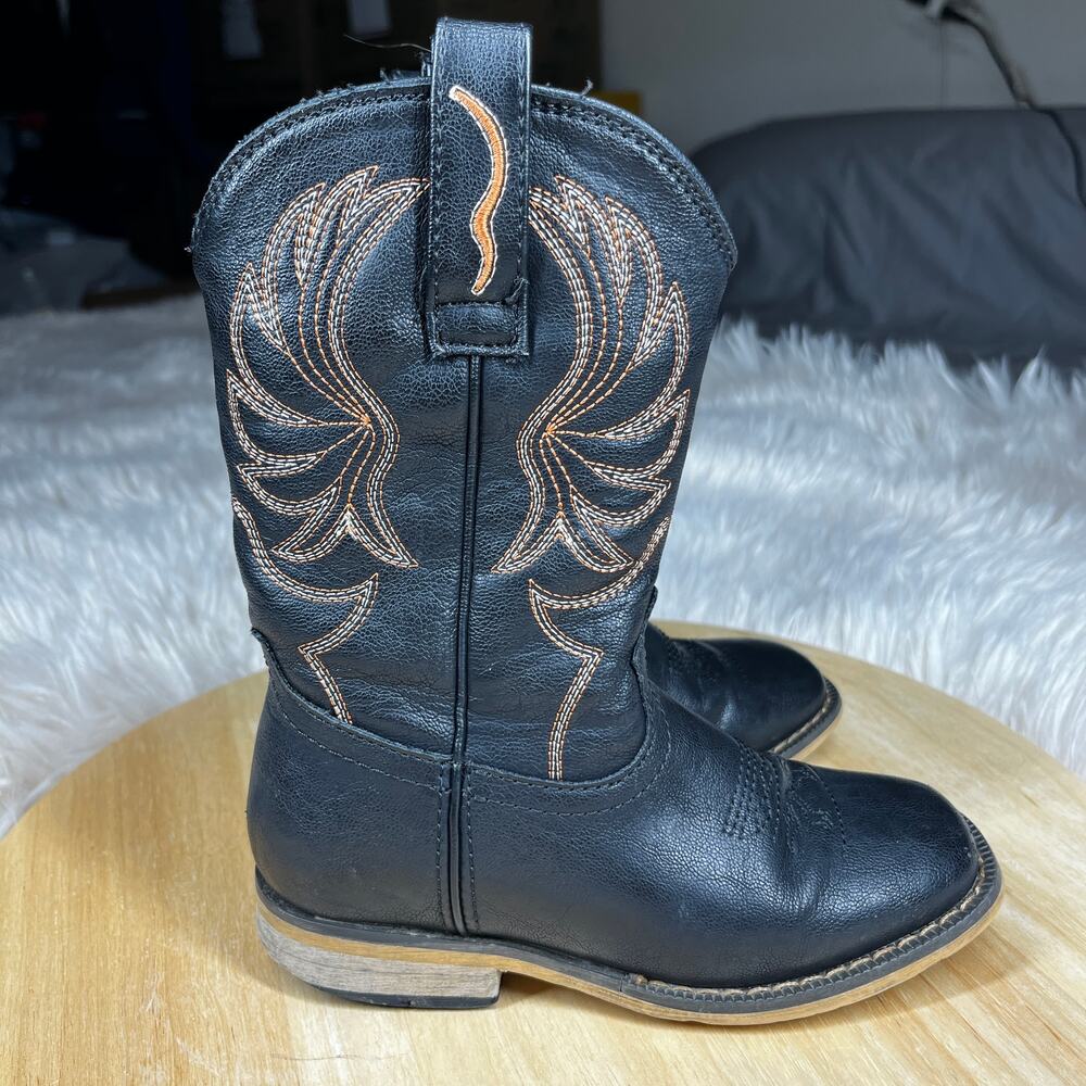 Rollda Kids Western Boots Little Boys/Girls Sz 11 (Run Smaller sz 10) Square Toe